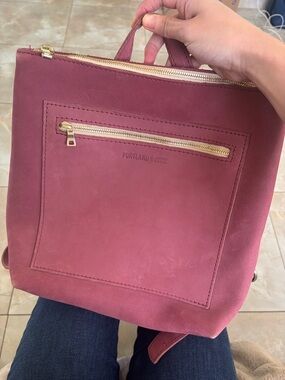 Portland Leather Goods tote backpack